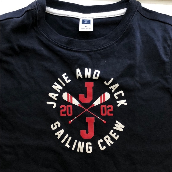 Janie and Jack T shirt and short 4-5 T - Picture 8 of 9